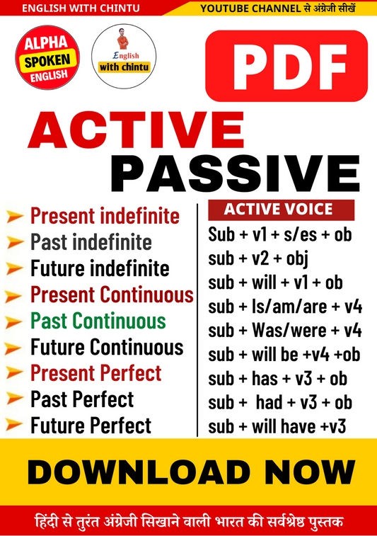 Active-Passive voice (PDF)